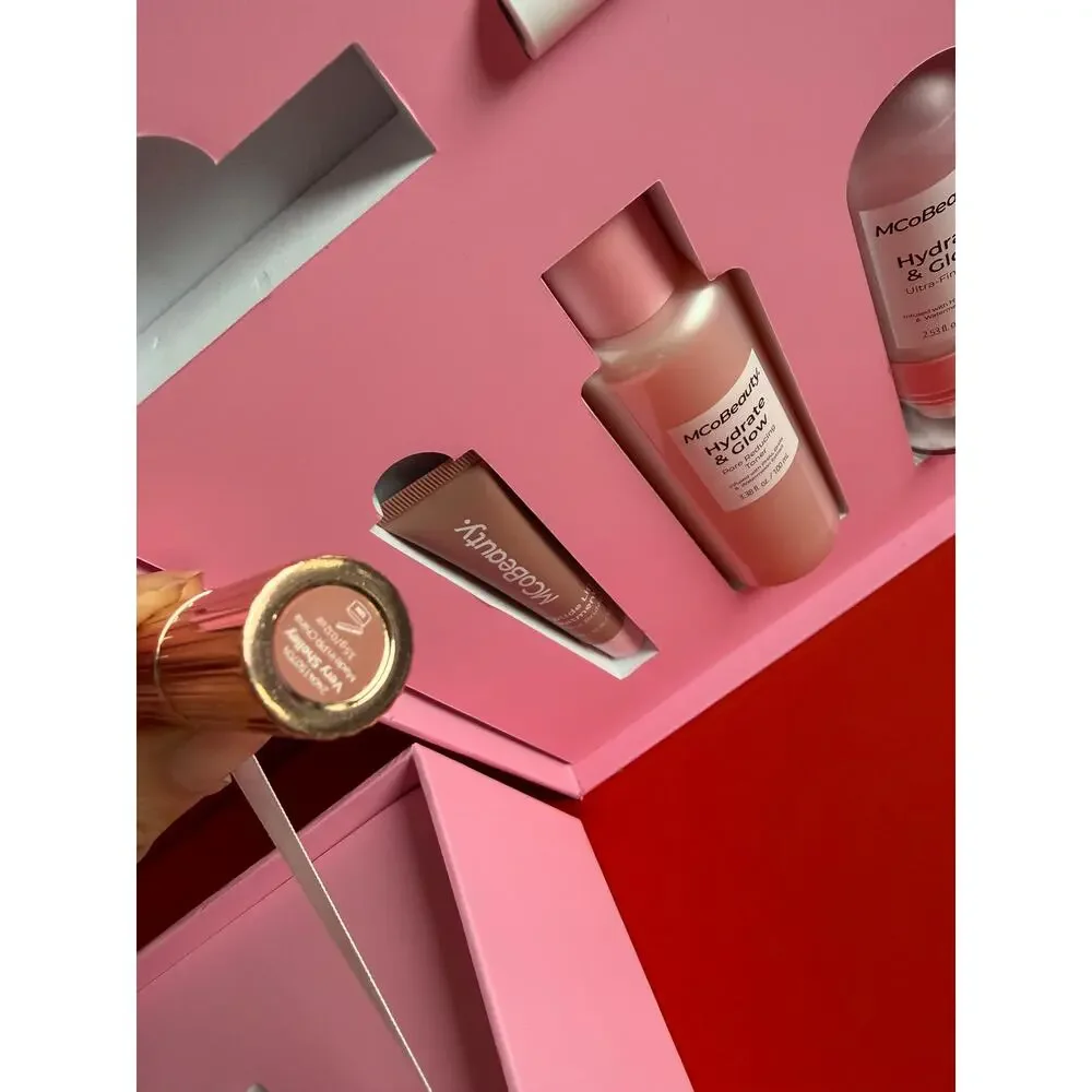 New Mcobeauty Makeup Skincare Kit Setting Spray, Toner, glow, serum, lip liner